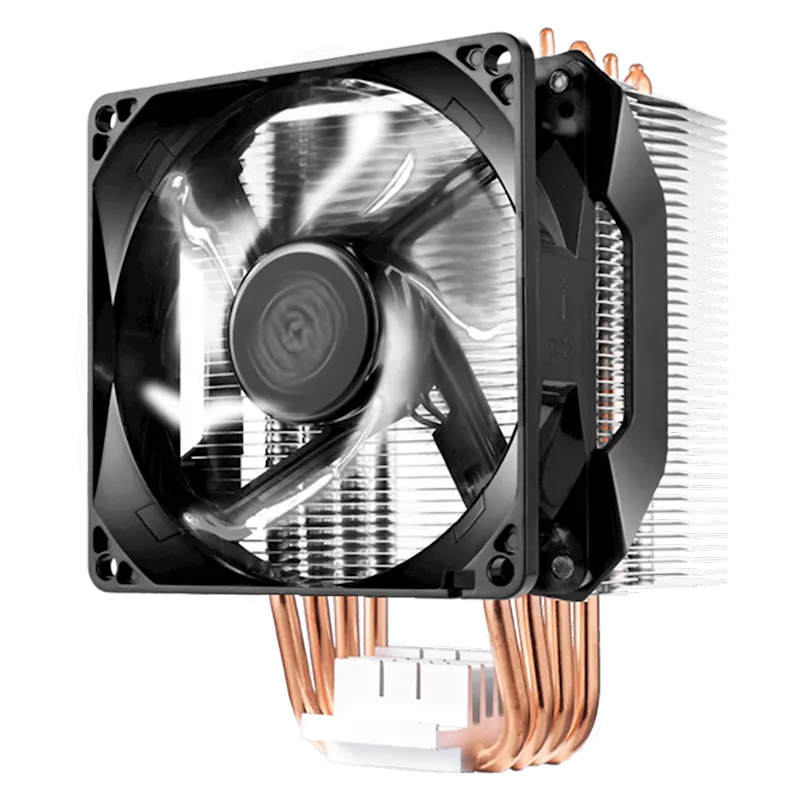 Disipador Air Cooler CPU Cooler Master Hyper H411R 136mm LED Blanco AMD Intel
